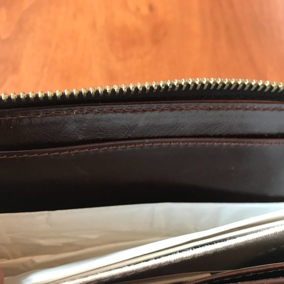 Marc Jacobs | Chocolate Patchwork Zip Clutch - Picture 9 of 9